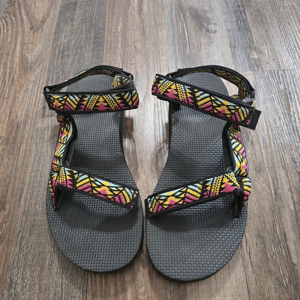 Teva Women's Size 9 Original Universal Sport Multicolor Sandals Boho Gorpcore